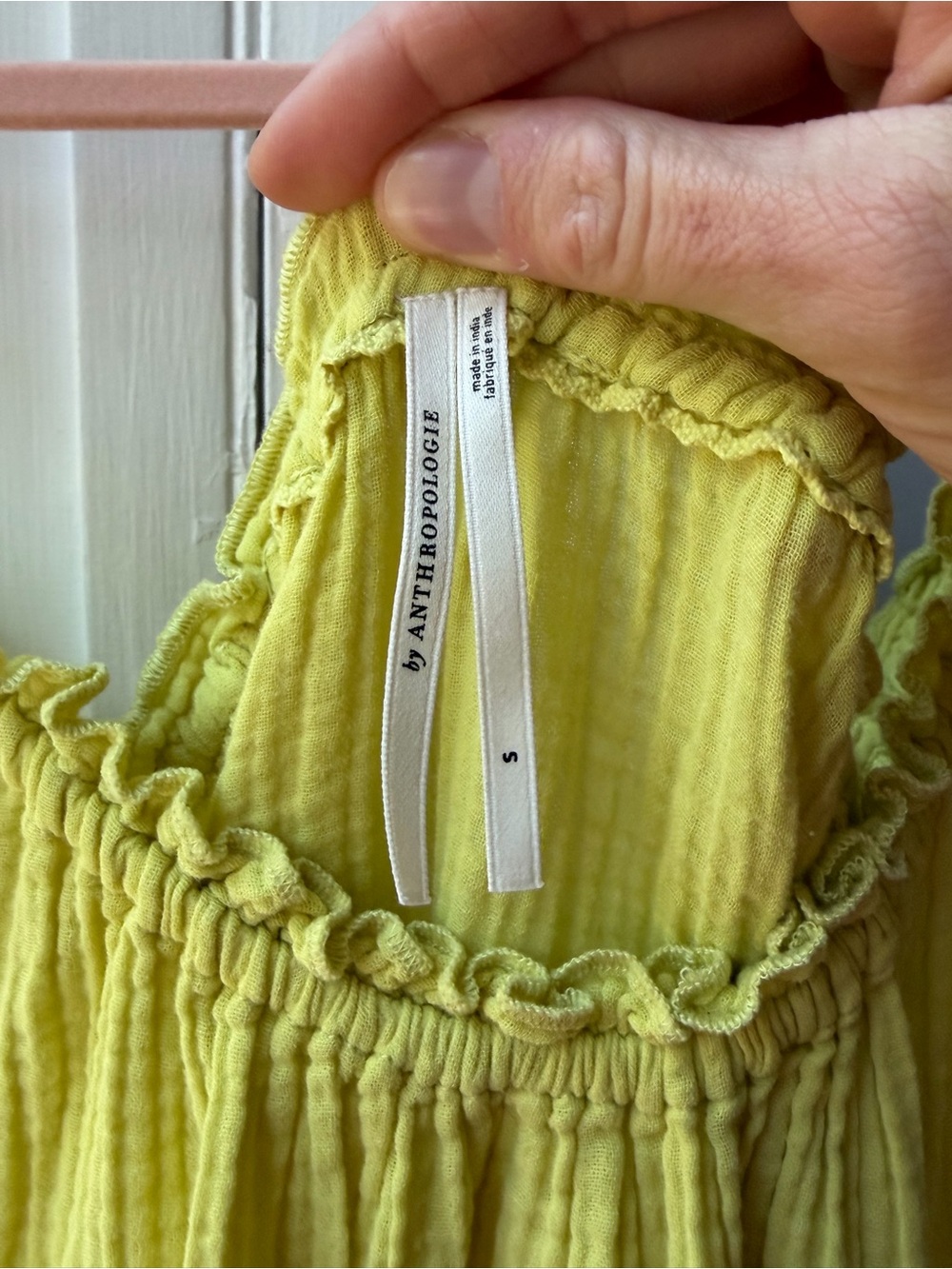 Anthropologie Lime Maxi Dress 🍋 - Picture 6 of 6